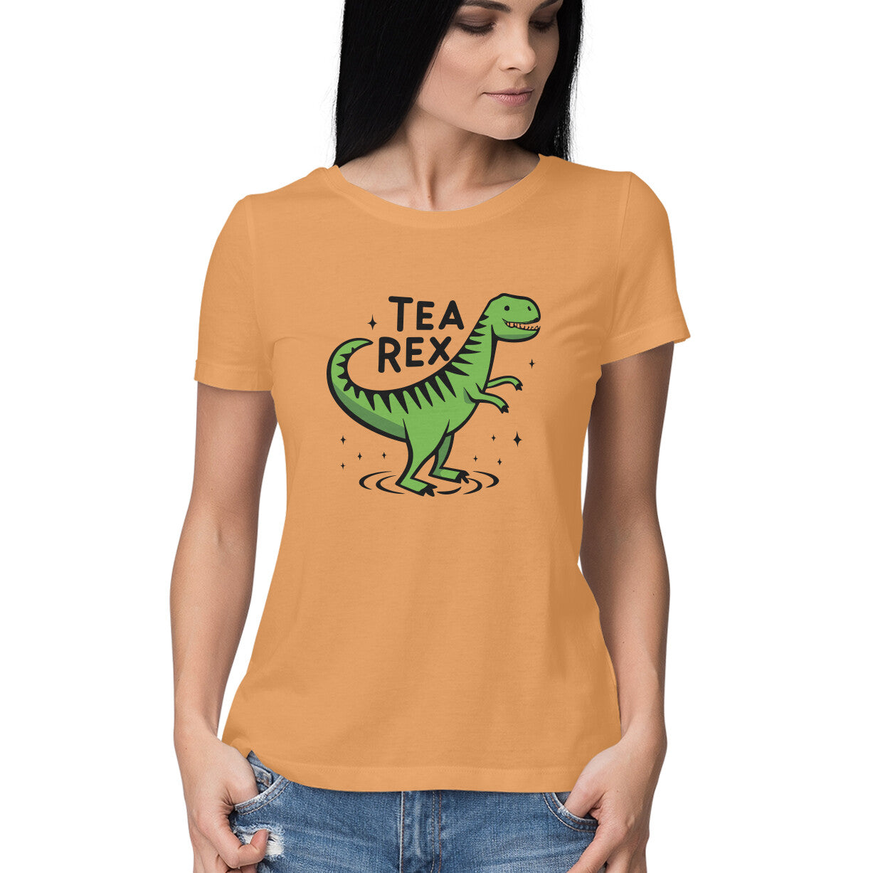 Women's Tea Rex Graphics Printed T-Shirt