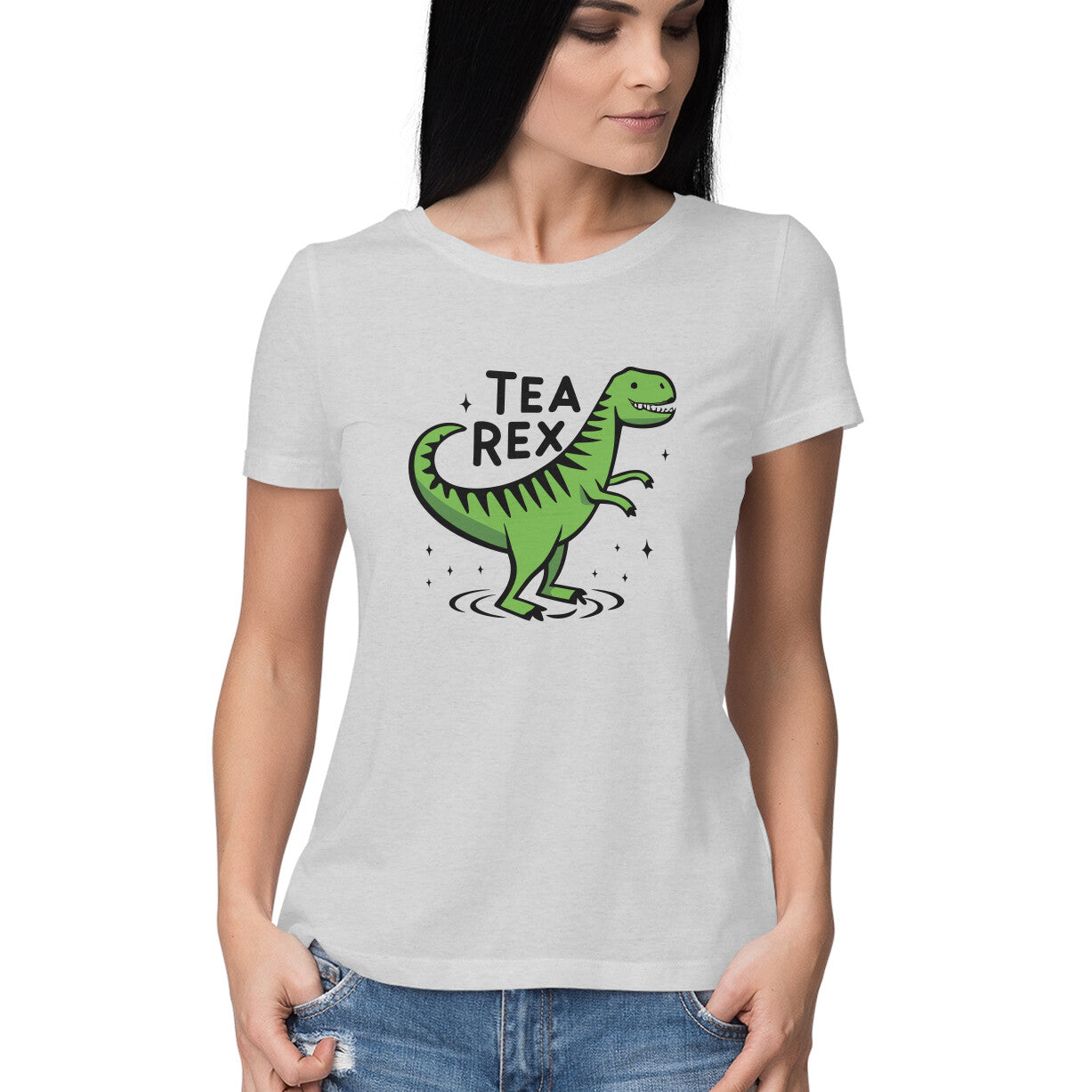 Women's Tea Rex Graphics Printed T-Shirt
