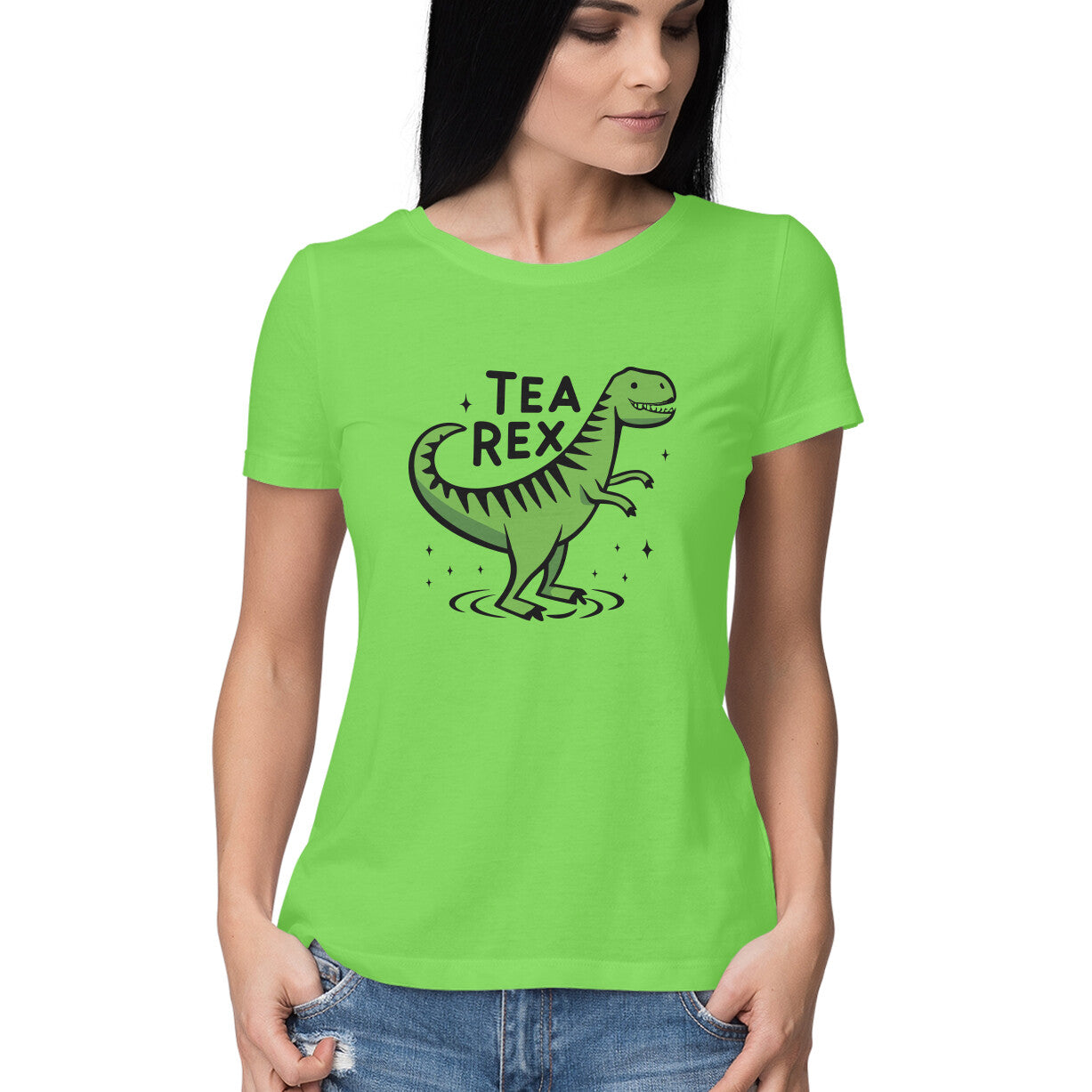 Women's Tea Rex Graphics Printed T-Shirt