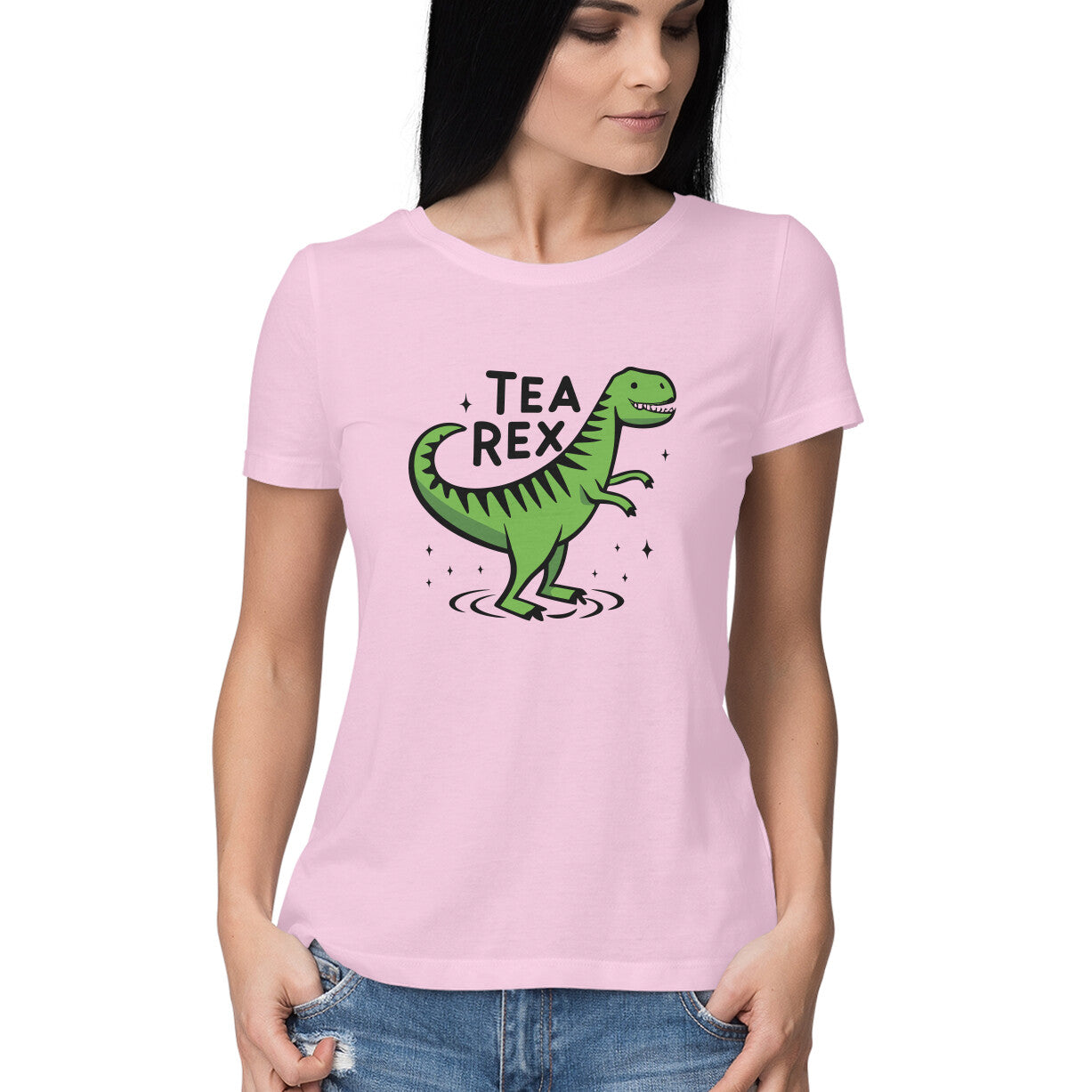 Women's Tea Rex Graphics Printed T-Shirt