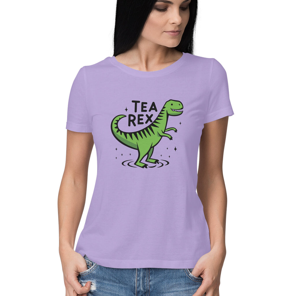 Women's Tea Rex Graphics Printed T-Shirt