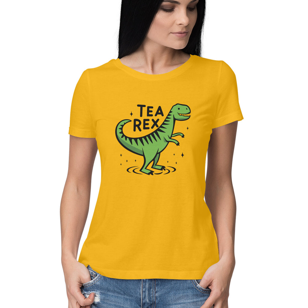 Women's Tea Rex Graphics Printed T-Shirt