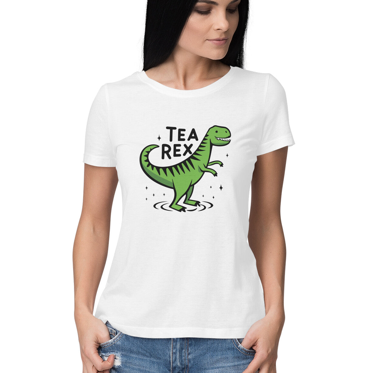 Women's Tea Rex Graphics Printed T-Shirt