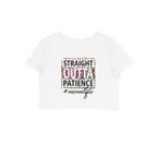 Women's Mom Life Graphics Printed Crop Tops