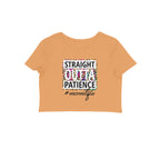 Women's Mom Life Graphics Printed Crop Tops