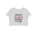 Women's Mom Life Graphics Printed Crop Tops