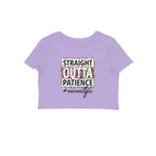 Women's Mom Life Graphics Printed Crop Tops