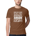 Men's Friendship Quote Printed T-Shirt