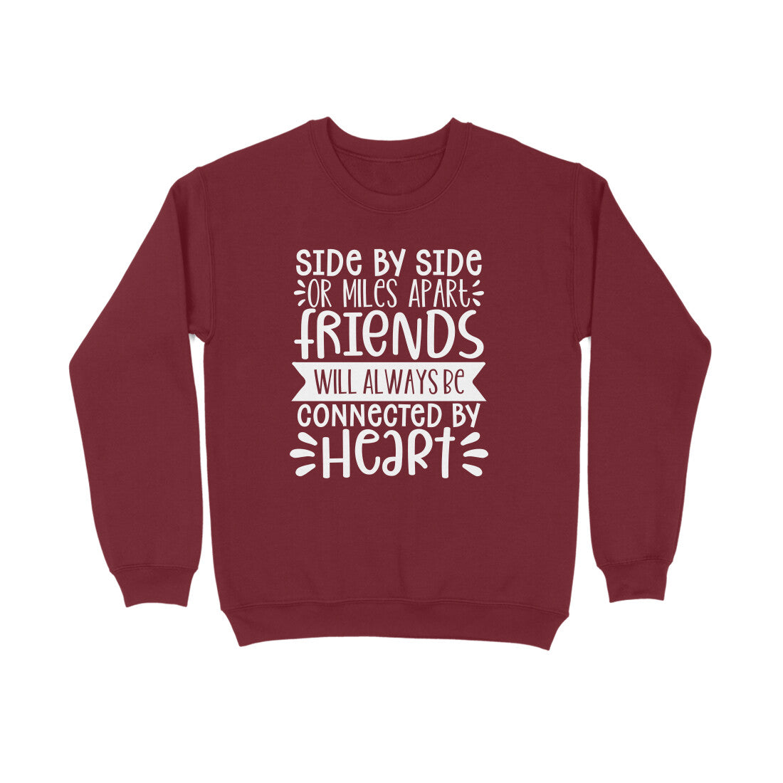 Men's Friendship Quote Printed Sweatshirts