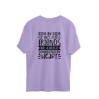Men's Friendship Quote Printed Oversized T-Shirt
