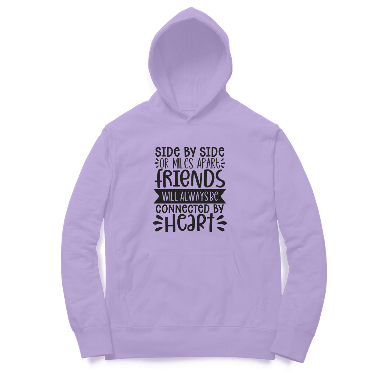 Men's Friendship Quote Printed Hoodies