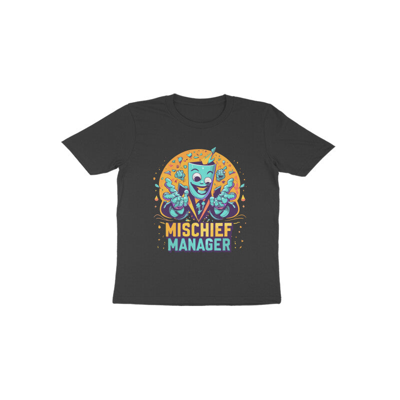 Toddler's Mischief Manager New Graphics Printed T-Shirt