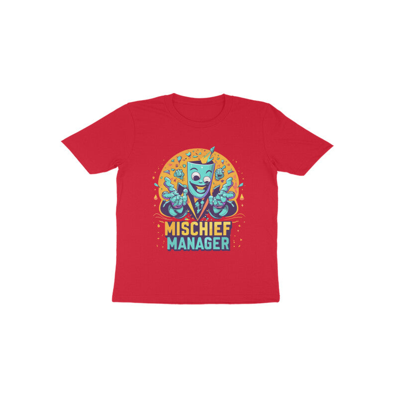 Toddler's Mischief Manager New Graphics Printed T-Shirt