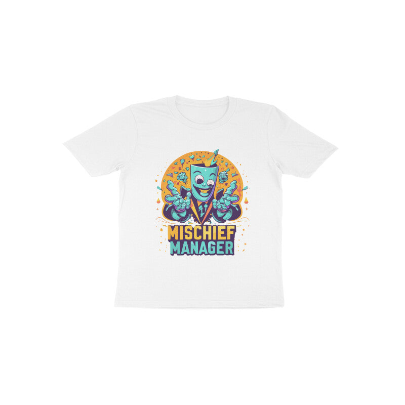 Toddler's Mischief Manager New Graphics Printed T-Shirt