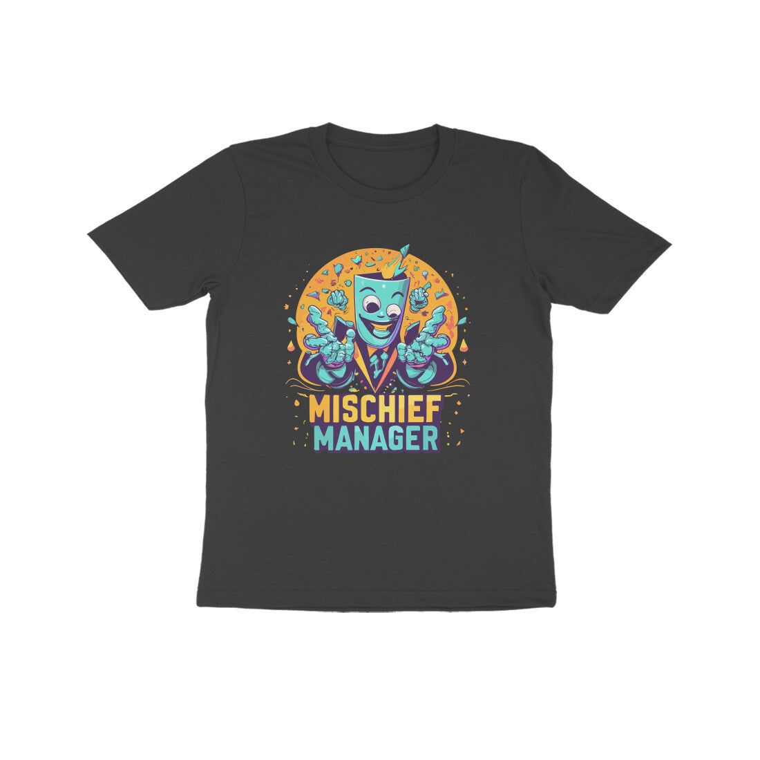 Kid's Mischief Manager New Graphics Printed T-Shirt Secondary image