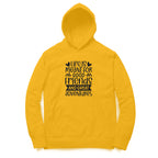 Women's Life Is Meant For Good Friends And Great Adventures Quote Printed Hoodies