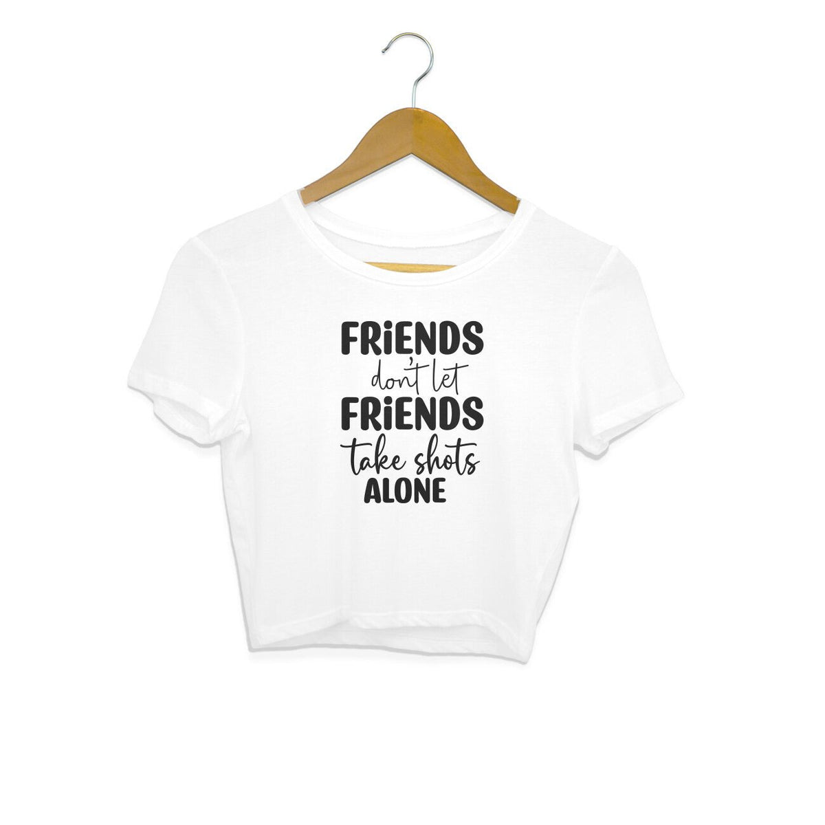 Women's Crop Top – Shot O’Clock__4Creativeya.com