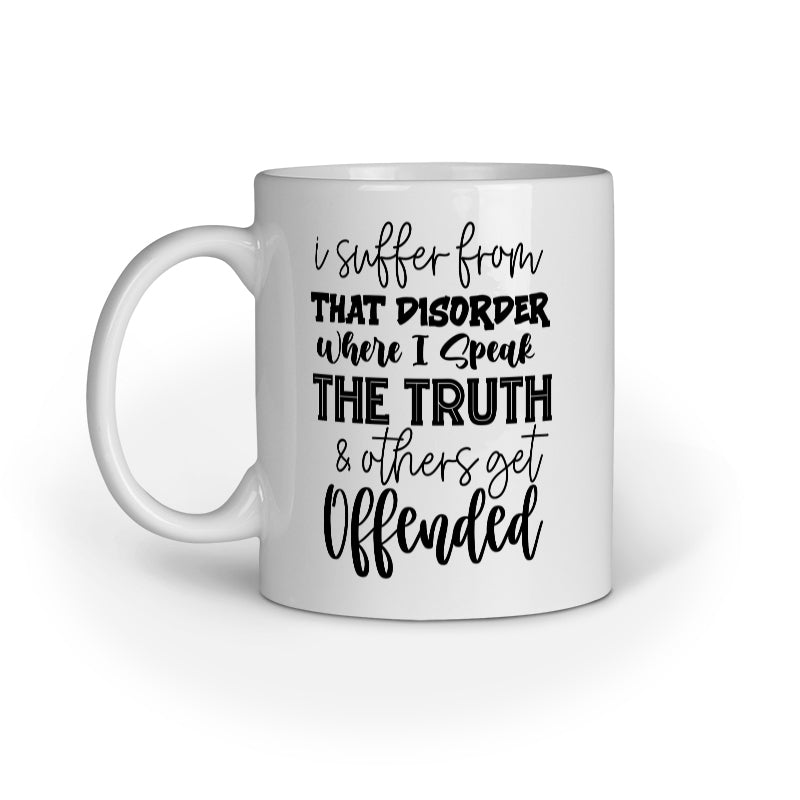 I Speak the Truth Quote Printed Mugs from Creativeya Secondary image