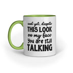 Despite this look Quote Printed Mugs from Creativeya