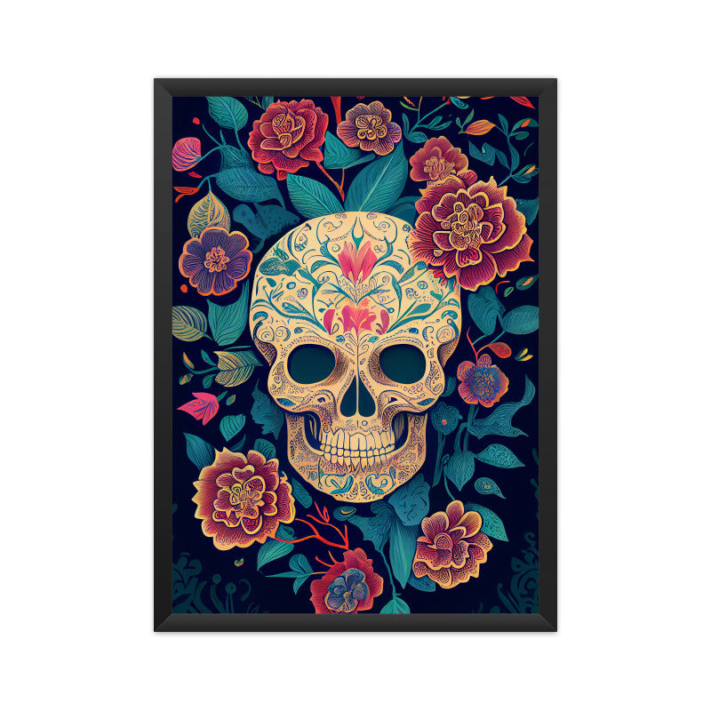 Sugar skull Graphics Printed Posters from Creativeya