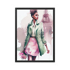 Woman in Paris Graphics Printed Posters from Creativeya