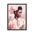 Woman Peonies Graphics Printed Posters from Creativeya