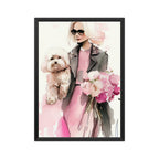 Blonde Lady Maltipoo Graphics Printed Posters from Creativeya