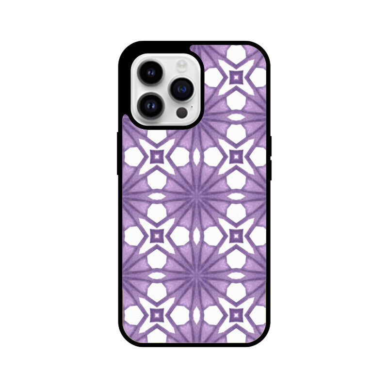 Boho Pattern Graphics Printed Glass Phone Cases from Creativeya