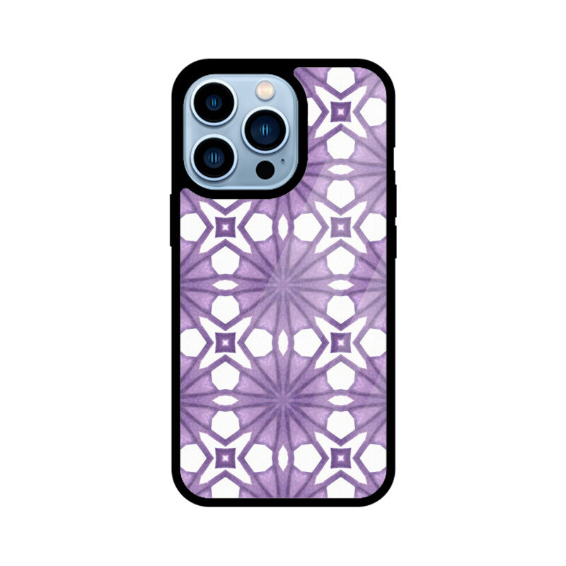 Boho Pattern Graphics Printed Glass Phone Cases from Creativeya