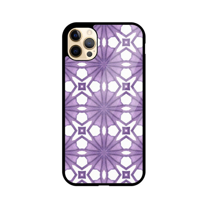 Boho Pattern Graphics Printed Glass Phone Cases from Creativeya