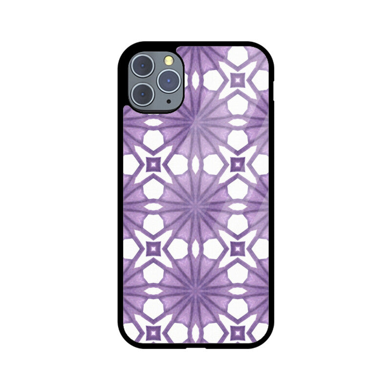 Boho Pattern Graphics Printed Glass Phone Cases from Creativeya