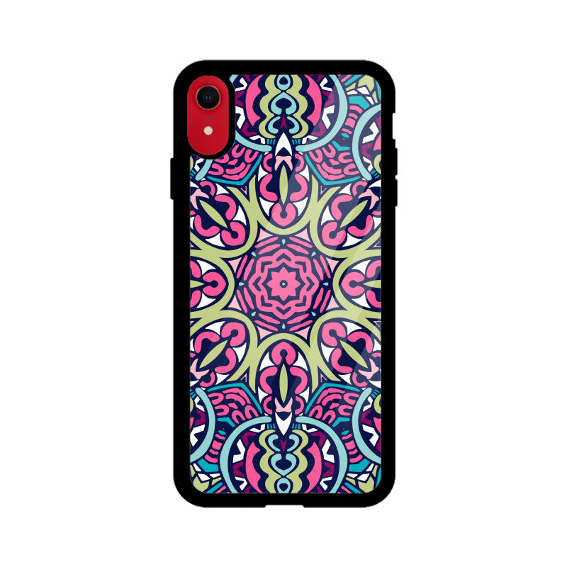 Boho Pattern Graphics Printed Glass Phone Cases from Creativeya