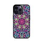Boho Pattern Graphics Printed Glass Phone Cases from Creativeya