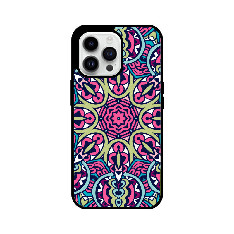 Boho Pattern Graphics Printed Glass Phone Cases from Creativeya Secondary image
