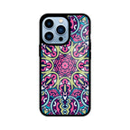 Boho Pattern Graphics Printed Glass Phone Cases from Creativeya