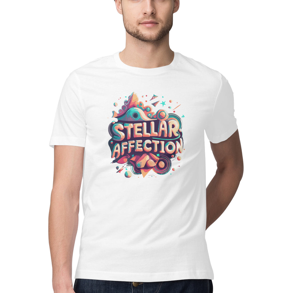 Men's Steller Affection Design Printed T-Shirt