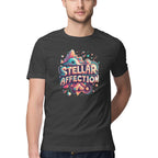 Men's Steller Affection Design Printed T-Shirt