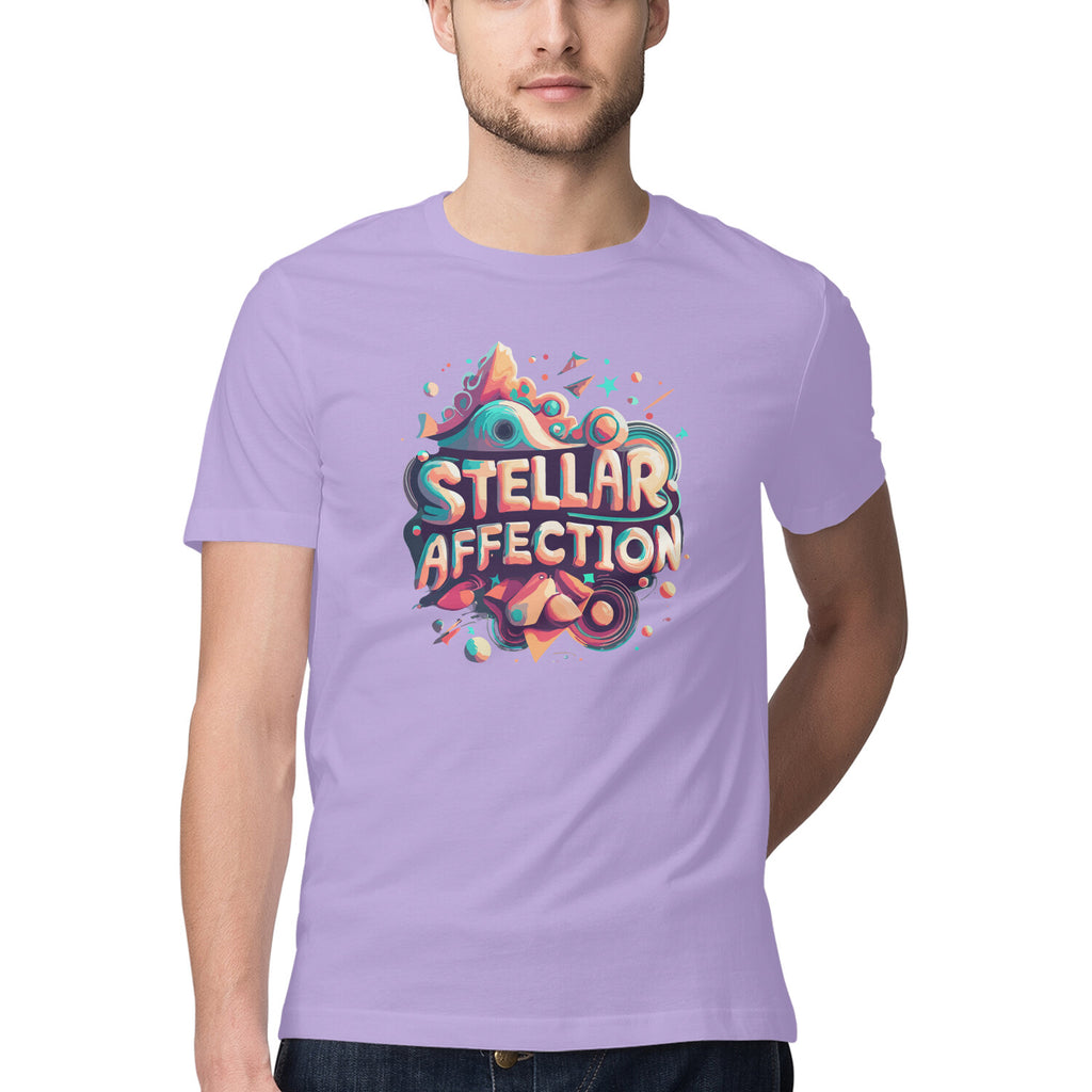 Men's Steller Affection Design Printed T-Shirt