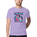 Men's Spacy Hugs and Cosmic Kisses New Design Printed T-Shirt