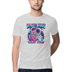 Men's Spacy Hugs and Cosmic Kisses New Design Printed T-Shirt