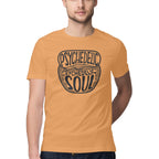 Men's Psychedelic Soul Design Printed T-Shirt