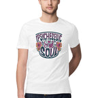 Men's Psychedelic Soul Design Printed T-Shirt
