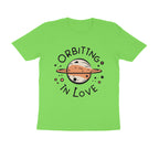 Men's Orbiting in Love Design Printed T-Shirt