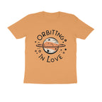 Men's Orbiting in Love Design Printed T-Shirt