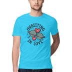 Men's Orbiting in Love New Design Printed T-Shirt