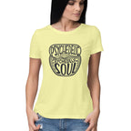 Women's Psychedelic Souls Graphics Printed T-Shirt