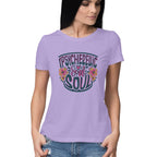 Women's Psychedelic Souls Graphics Printed T-Shirt