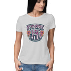 Women's Psychedelic Souls Graphics Printed T-Shirt