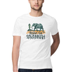 Men's Roam the Savannah Design Printed T-Shirt