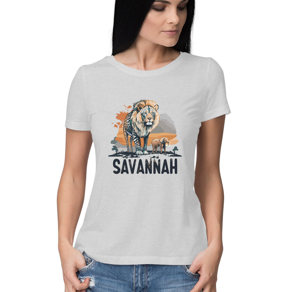 Women's Roam the Savannah Graphics Printed T-Shirt
